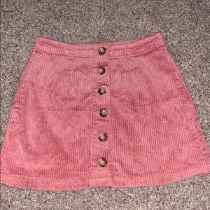 Button up Pink Skirt